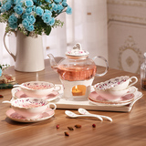 花茶壶花茶茶具欧式套装蜡烛加热玻璃陶瓷煮水果茶下午茶茶壶茶盘