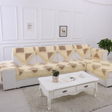 高档纯棉雪尼尔沙发垫欧式奢华加厚毛绒沙发坐垫抱枕机洗简约现代