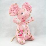布偶创意可爱小老鼠公仔 毛绒玩具 儿童布艺玩偶礼物 手工 布娃娃