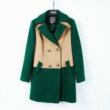 伯柔POZO专柜正品高端品牌女装94%羊毛大衣中长款加厚毛呢外套