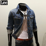 冬季新款Lee正品代购101+男士时尚修身牛仔夹克外套+L12528C76G68