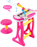 儿童电子琴麦克风小女孩玩具婴幼儿早教音乐乐器宝宝钢琴生日礼物