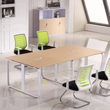 简易新款钢木移动简约会议桌可拆卸长桌客洽谈桌子职员办公桌定做