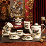 欧式15头陶瓷咖啡具套装 茶具茶杯整套 英式下午茶 创意结婚礼品