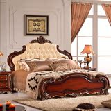 罗曼尼 欧式床 实木床 双人床 地中海风格家具 法式婚床 1.8米