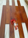 二手旧地板/全实木地板/富林品牌/香脂木豆(红檀香)地板/1.8厚