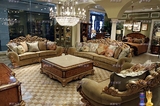 高端欧式皮加皮沙发真皮沙发设计师家具实木皮布沙发客厅组合沙发