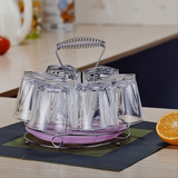 倒挂水杯挂架 沥水茶杯架 啤酒杯架创意不锈钢咖啡杯架厨房置物架