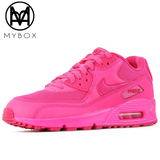 Nike Air Max 90 Gs 荧光粉 骚粉 气垫 跑步鞋 女鞋 345017-601