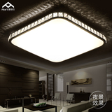 现代简约LED客厅灯正方形吸顶灯水晶卧室灯遥控调光餐厅灯具灯饰