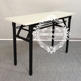 1.6米*0.5米双层折叠长条桌折叠会议桌培训桌办公桌便携式会议桌