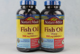 美国代购 Nature Made Fish Oil深海鱼油1200mg200粒x2瓶