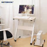 卧室家用简单台式电脑桌可移动迷你小型书桌简约现代60cm单人桌子