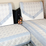 古典花纹沙发垫沙发靠背巾新中式风格沙发坐垫扶手巾高档 灰色
