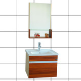 欧姆实木免漆板浴室柜组合吊柜洗漱洗脸盆柜组合储物柜镜子卫浴柜