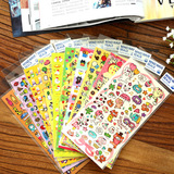 29包邮贴纸韩国文具MW日本装饰卡通动物DIY相册平面手帐儿童贴画