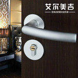 太空铝锁具分体式门锁现代简约室内卫生间卧室房门把手锁门把手