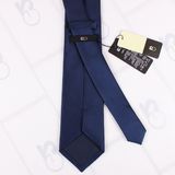 G2000男士领带男正装商务真丝职业韩版窄领带结婚8cm深蓝色礼盒装