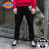 Dickies2016春季新款全棉抓绒印花卫裤 男士运动长裤子153M30EC37