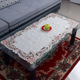 欧式桌布布艺绣花台布桌垫餐桌布长方形茶几布正方形电脑床头柜罩