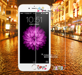 贴膜iPhone5s钢化玻璃膜 苹果5手机膜彩膜iPhone5c卡通高清贴膜