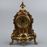 西洋古董 VINTAGEL 老物件 收藏 摆件 罗马 镀铜 座钟 摆设