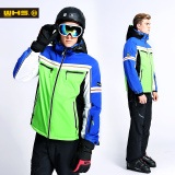 WHS沃海森男双板滑雪服户外风衣外套功能加厚棉服防水运动冲锋衣