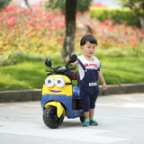 幼儿童电动车摩托车衅人三轮车男孩女宝宝可坐电瓶车大号玩具车