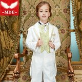 王子燕尾服男童礼服儿童钢琴男孩小西装晚礼服西服套装冬季
