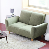 友澳 可折叠小户型双人沙发情侣沙发书房沙发卧室沙发咖啡厅沙发