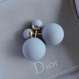 香港代购正品 Dior/迪奥 磨砂大小珍珠两用耳钉/耳环 圆珠款现货