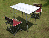 户外用品铝合金折叠桌椅可升降折叠便携式桌子摆摊户外烧烤桌椅