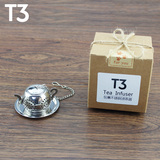 创意不锈钢滤茶器茶漏茶滤泡茶神器茶叶过滤网器 可爱隔茶球包邮