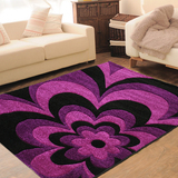 华德地毯现代简约欧式玫瑰卧室客厅沙发茶几毯大规格尺寸特价促销