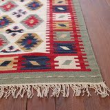 手工编织羊毛北欧宜家IKEA门垫基利姆kilim地垫沙发茶几地毯挂毯