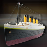 新奇达757-4020泰坦尼克号益智电动遥控船模型 大型游轮 玩具礼物