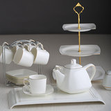 咖啡具骨瓷整套茶具套装创意茶壶茶杯托盘陶瓷壶下午茶茶具