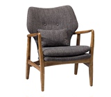 直销椅休闲简约现代躺椅酒吧椅小户型客厅实木椅咖啡厅布艺沙发椅