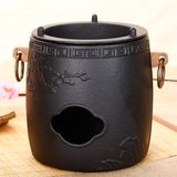 铁壶风炉 日本铸铁炭炉南部铁器手工复古茶炉木炭酒精灯加热茶具