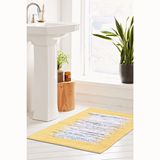 卡昂北欧宜家手工编织纯棉小地毯挂毯入户门垫玄关厨房吸水小地垫