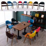 LOHAS美式乡村餐椅LOFT工业风特色酒吧KTV个性咖啡厅北欧餐桌椅子