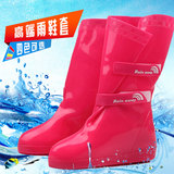 新款韩国版时尚防雨鞋套防水鞋套加厚底防滑女士款儿童平底高跟