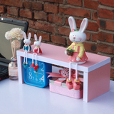特价学生书桌上小办公桌收纳架简易书架桌面置物架创意单个书柜
