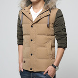 2015男士冬装加厚羽绒服青年短款韩版修身款冬季加大码潮男装外套