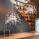 尚品士北欧吊灯创意三头餐厅灯 现代个性艺术吧台不锈钢单头吊灯