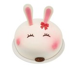 全国配送元祖生日蛋糕速递 咸阳同城卡通 兔子鲜奶蛋糕