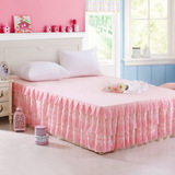 高档正品牌床裙床单床罩舒服新款玫瑰情缘床裙床上用品床罩包邮春