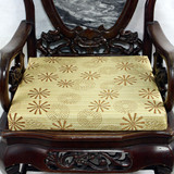 订制加厚海绵坐垫古典华夏民族风实木沙发红木官帽餐椅凳定做座垫