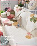 新款外贸全棉Flowering沙发垫 韩式田园布艺坐垫 飘窗垫 冬 加厚