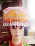 彩云南民族服装 精品 苗族 水族 彝族 傈僳族 舞台 演出帽子